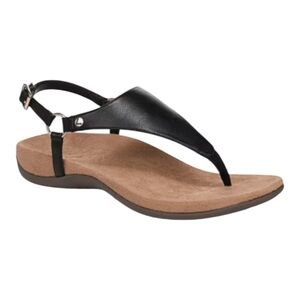 Vionic Black and Tan Women's Sandals
